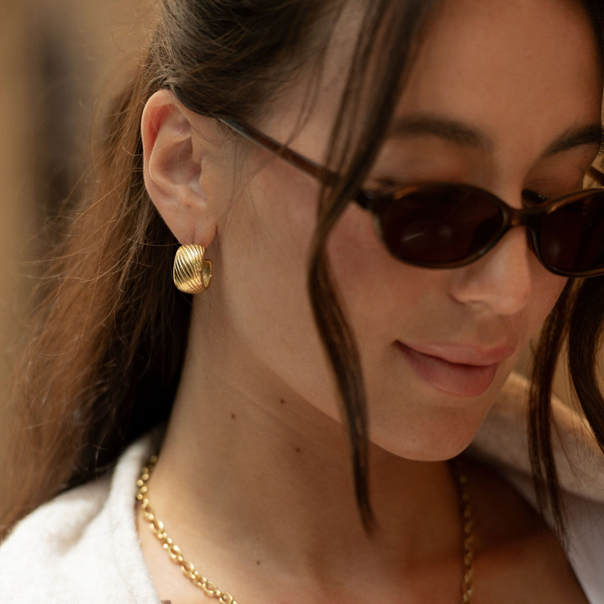 BOUCLES D'OREILLES MOKA